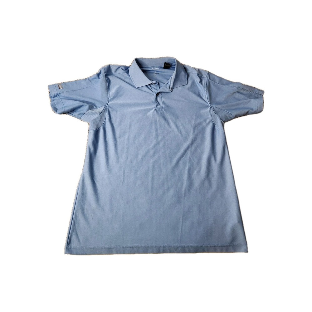 IZOD‎ COOL FX BLUE POLO SHIRT MENS Medium Golf Xfg